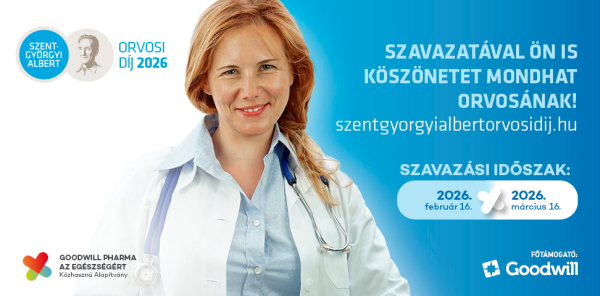 Elindult a szavazás a Szent-Györgyi Albert Orvosi Díjra