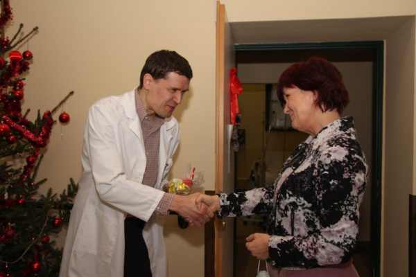 Ajándék az Onkológiai osztály betegeinek